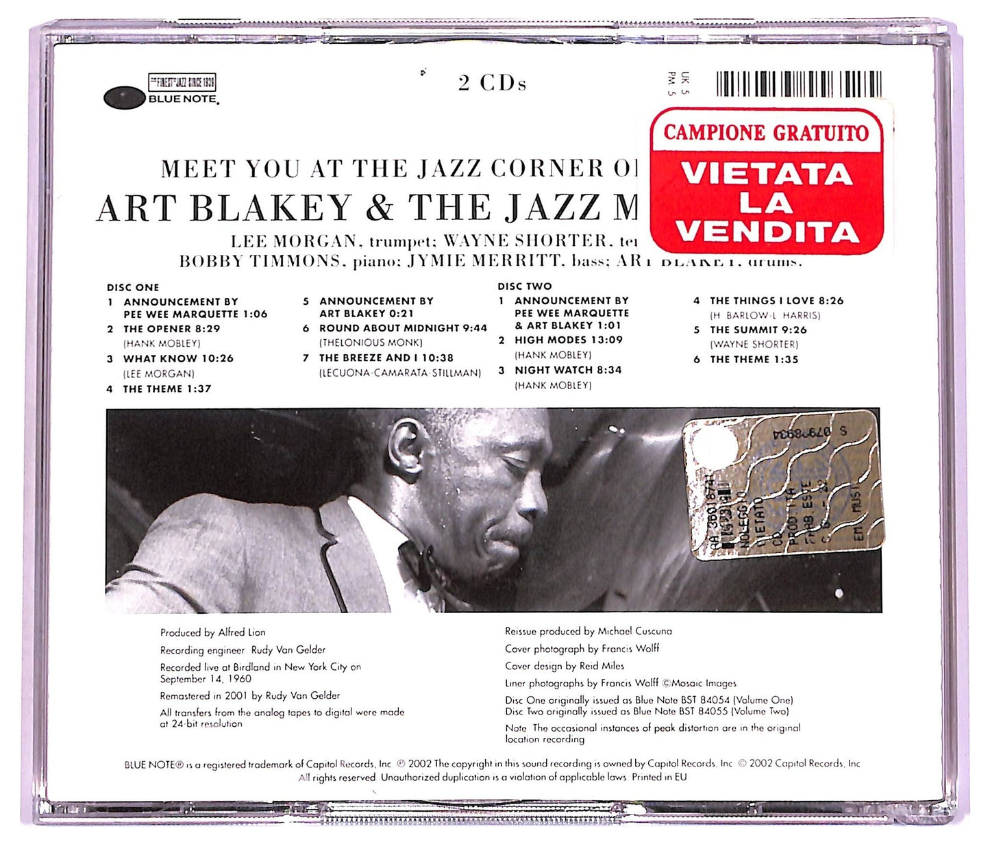 EBOND Art Blakey & The Jazz Messengers - Meet You At The Jazz Corner Of The World CD CD076604