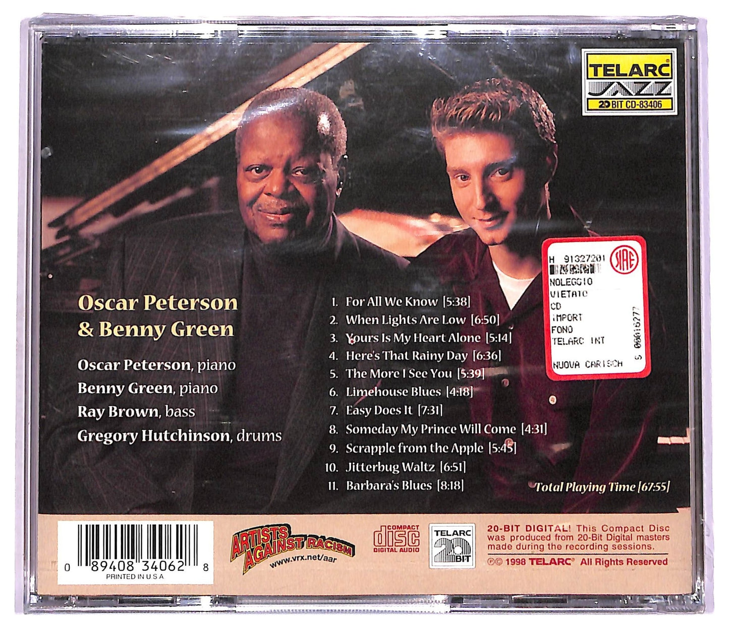 EBOND Oscar Peterson & Benny Green - Oscar & Benny CD CD076640