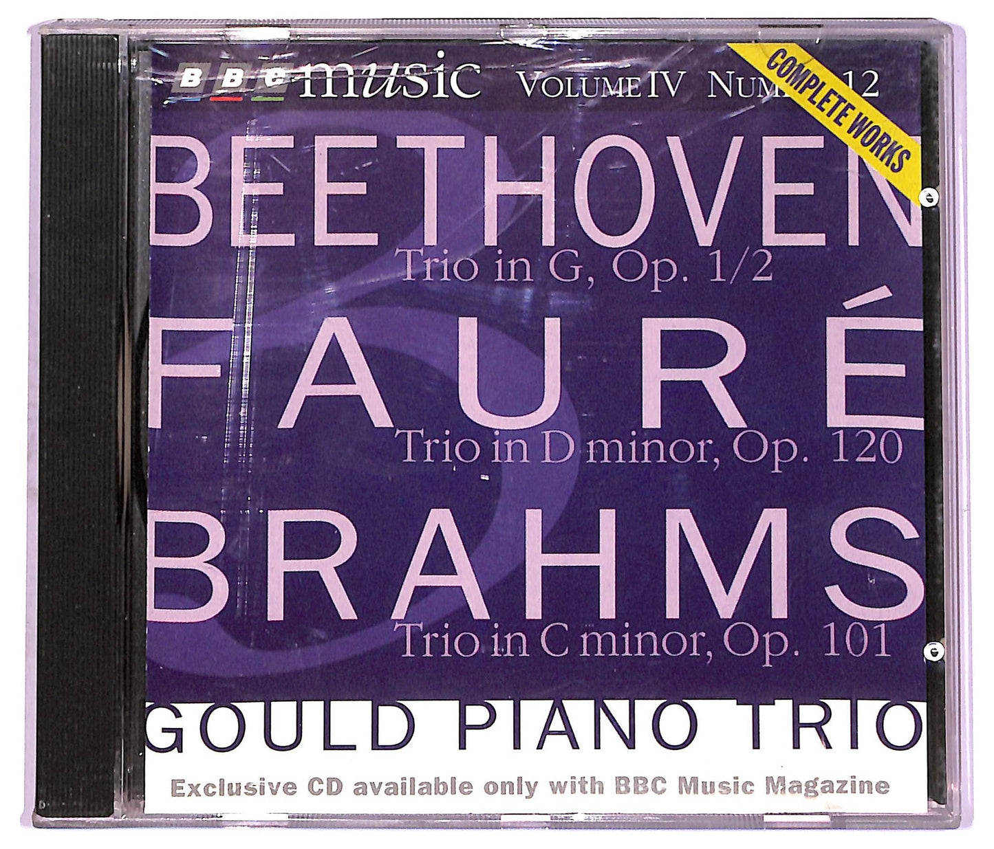 EBOND Beethoven Faure Brahms - Trio In G, Op. 1/2 Trio In D Minor, Op. 120 CD CD076835