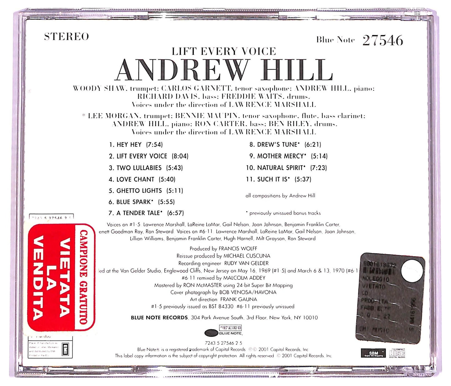 EBOND Andrew Hill - Lift Every Voice CD CD076855