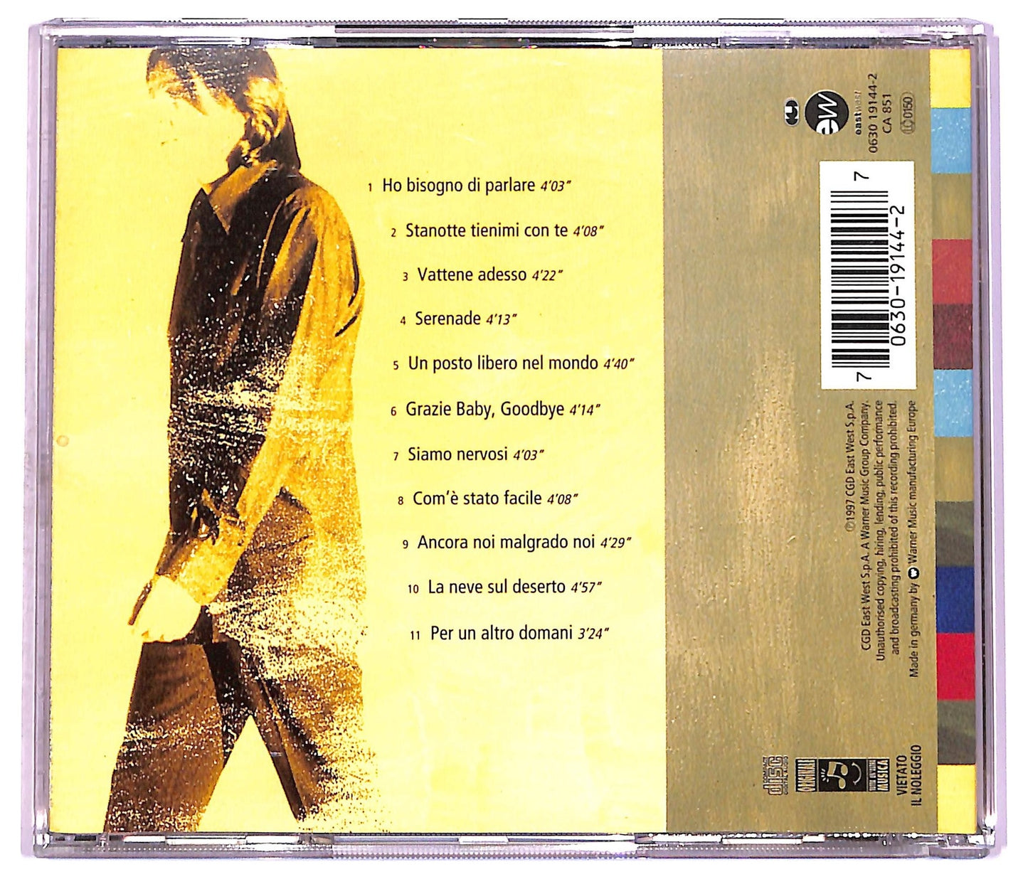 EBOND Gianni Togni - Ho Bisogno Di Parlare CD CD076860