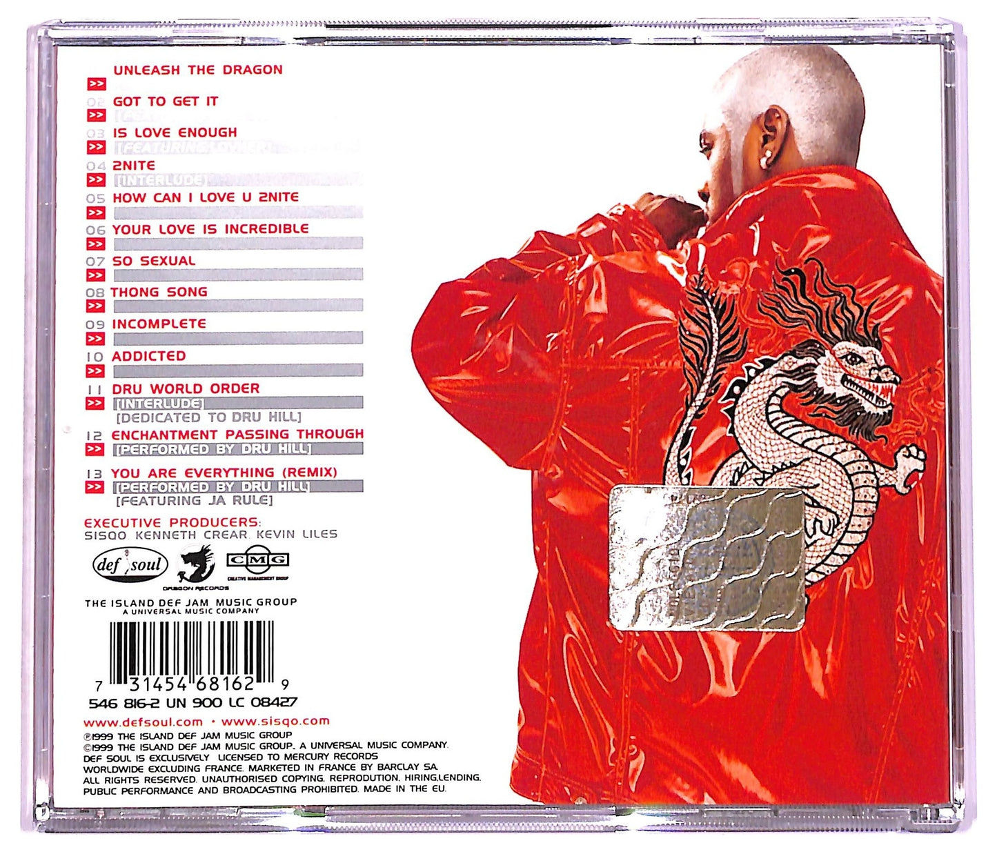EBOND Sisqo - Unleash The Dragon CD CD076958