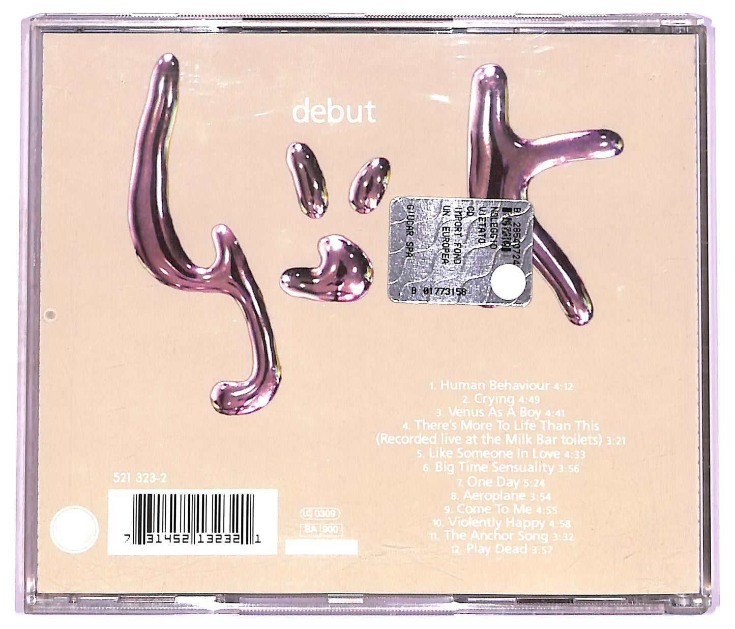 EBOND Bjork - Debut CD CD077006