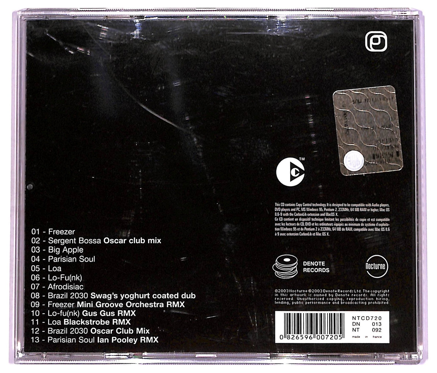 EBOND Oscar - Parisian Soul CD CD077011