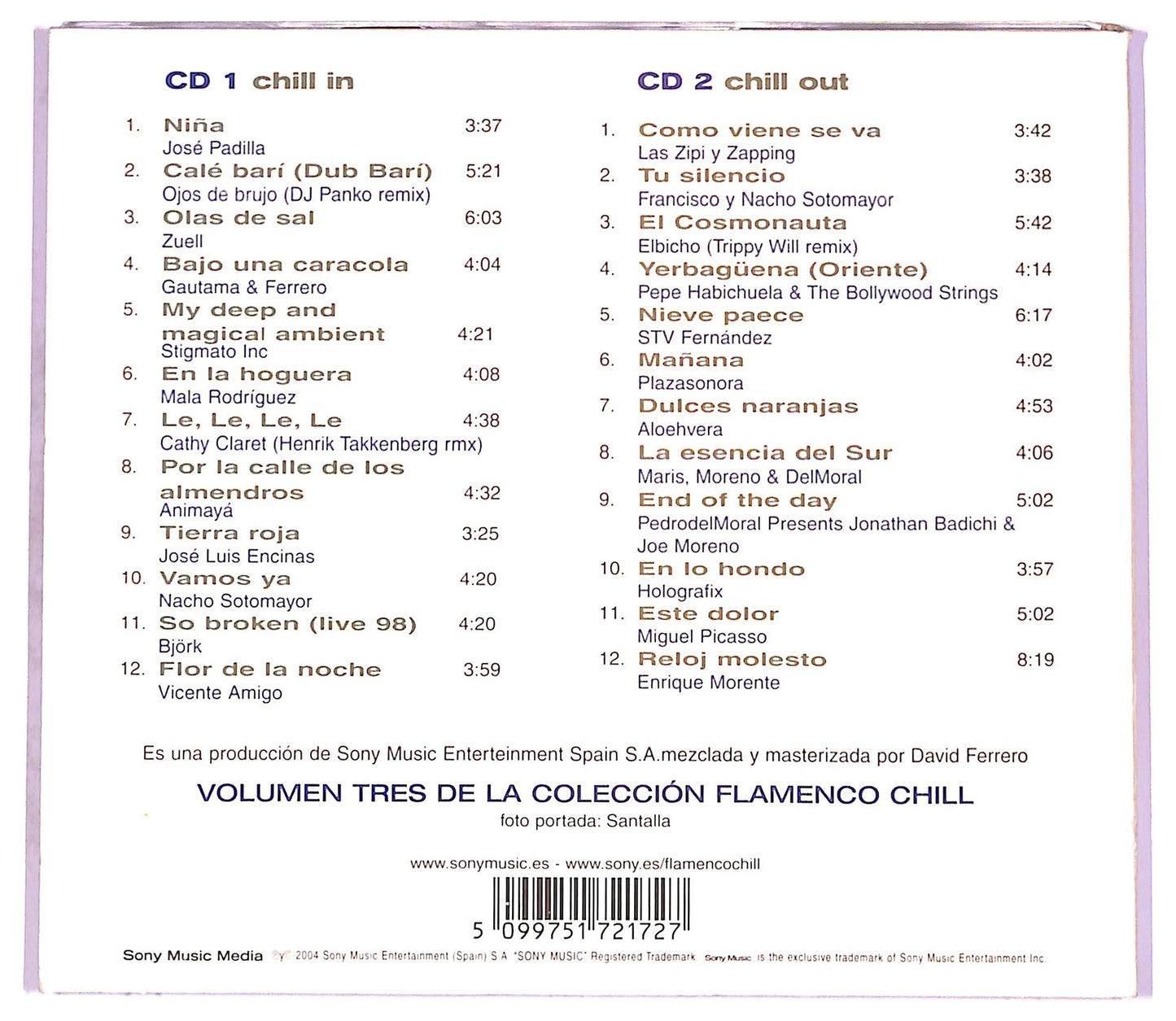 EBOND Various - Flamenco Chill In CD CD077040