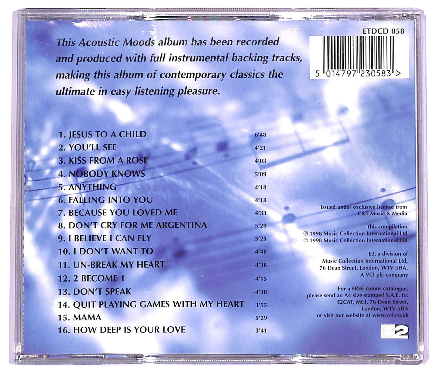 EBOND Various - Acoustic Moods CD CD077105