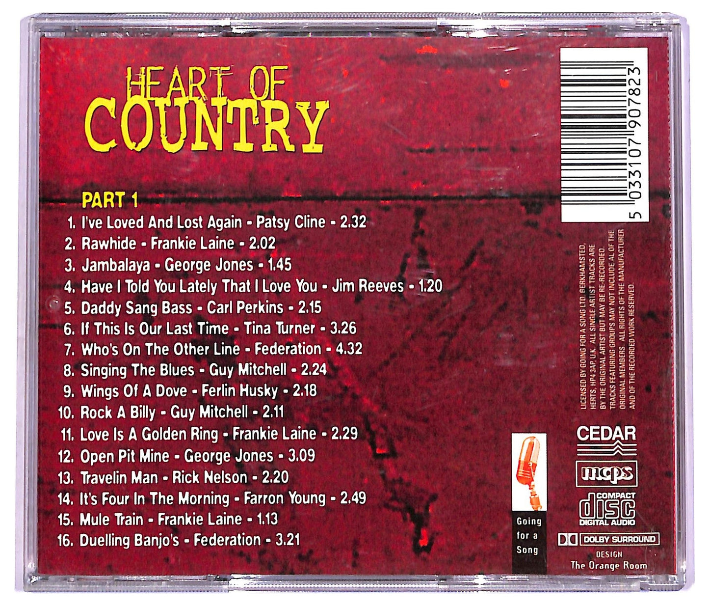 EBOND Various - Heat of Country part 1 CD CD077111