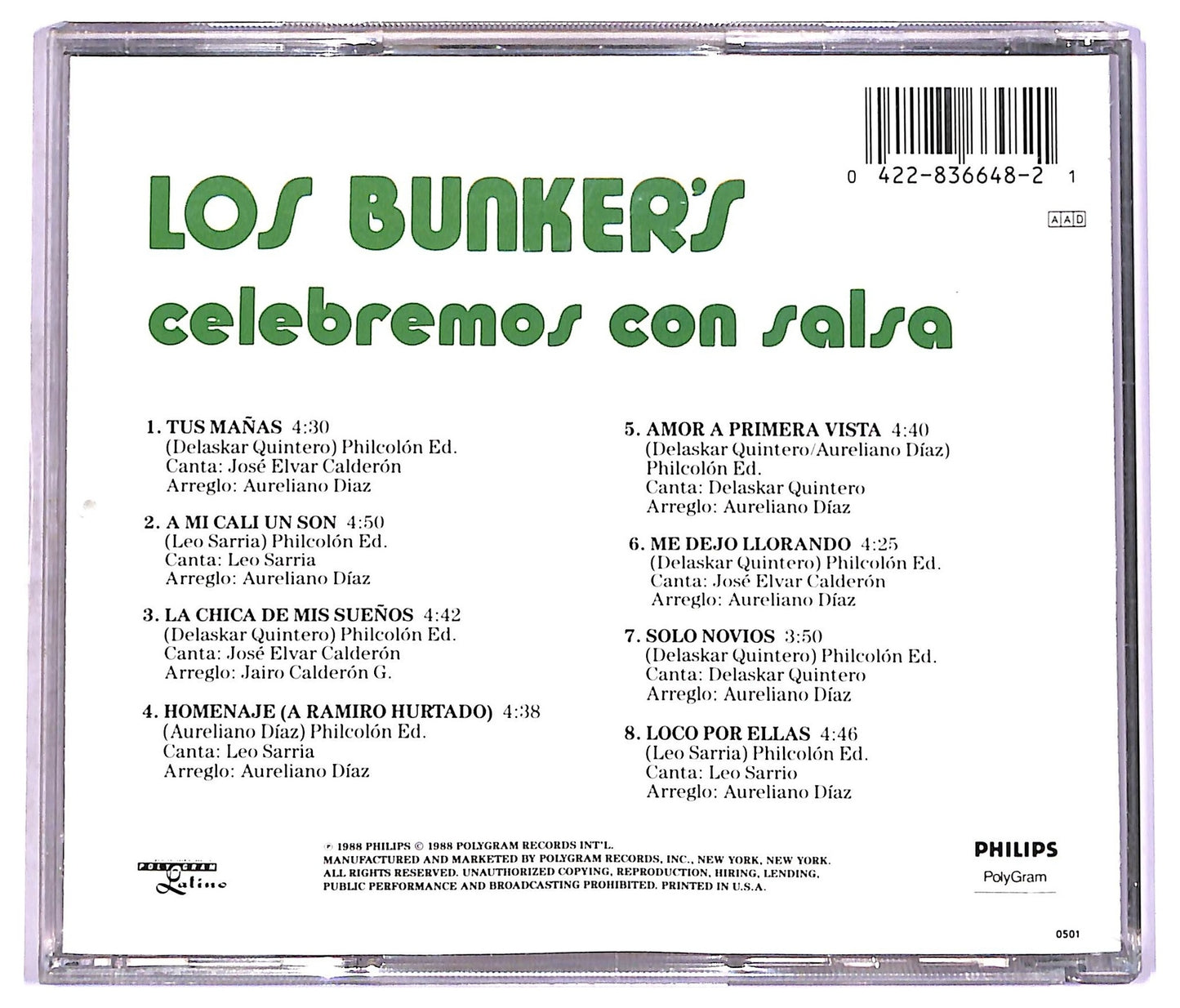 EBOND Los Bunkers - Celebremos Con Salsa CD CD077123