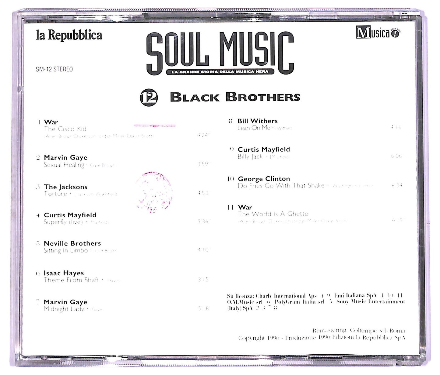 EBOND Various - Soul Music Black Brothers vol 12 CD CD077130