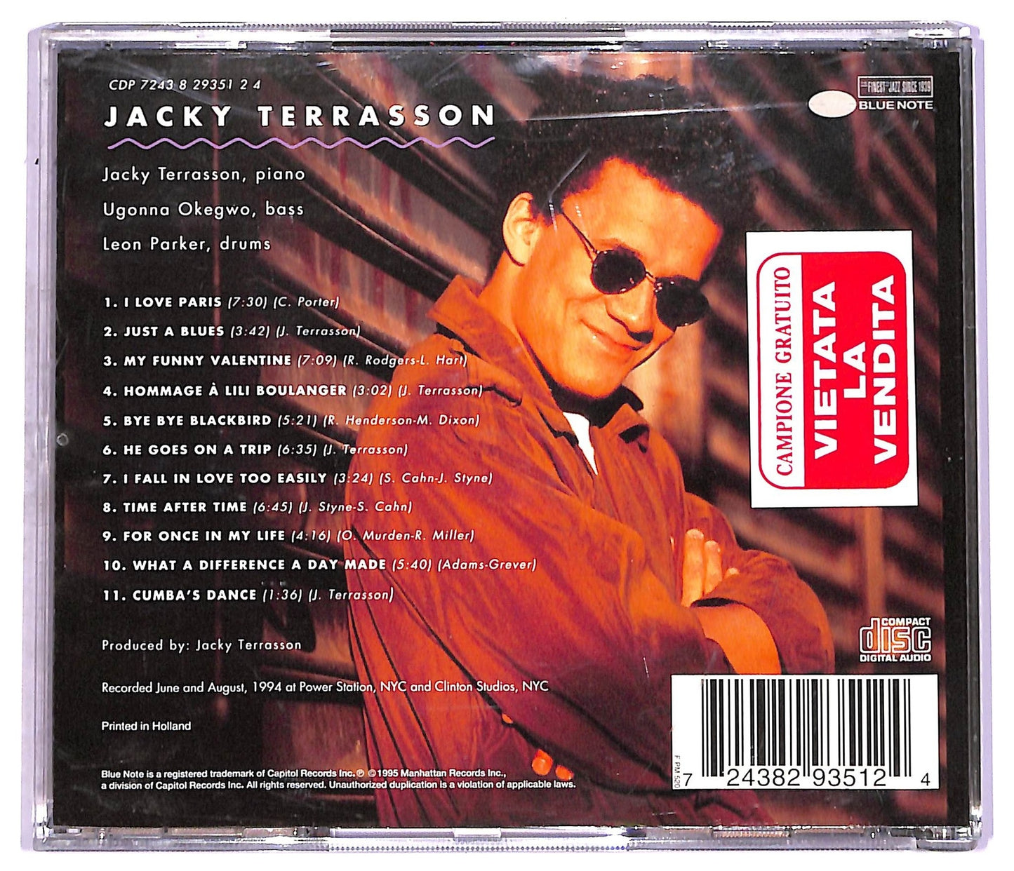 EBOND Jacky Terrasson - Jacky Terrasson CD CD077205