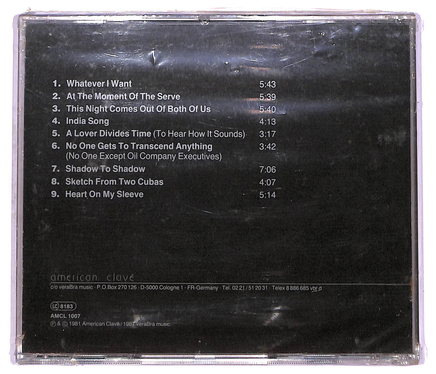 EBOND Kip Hanrahan - Coup De Tete CD CD077217