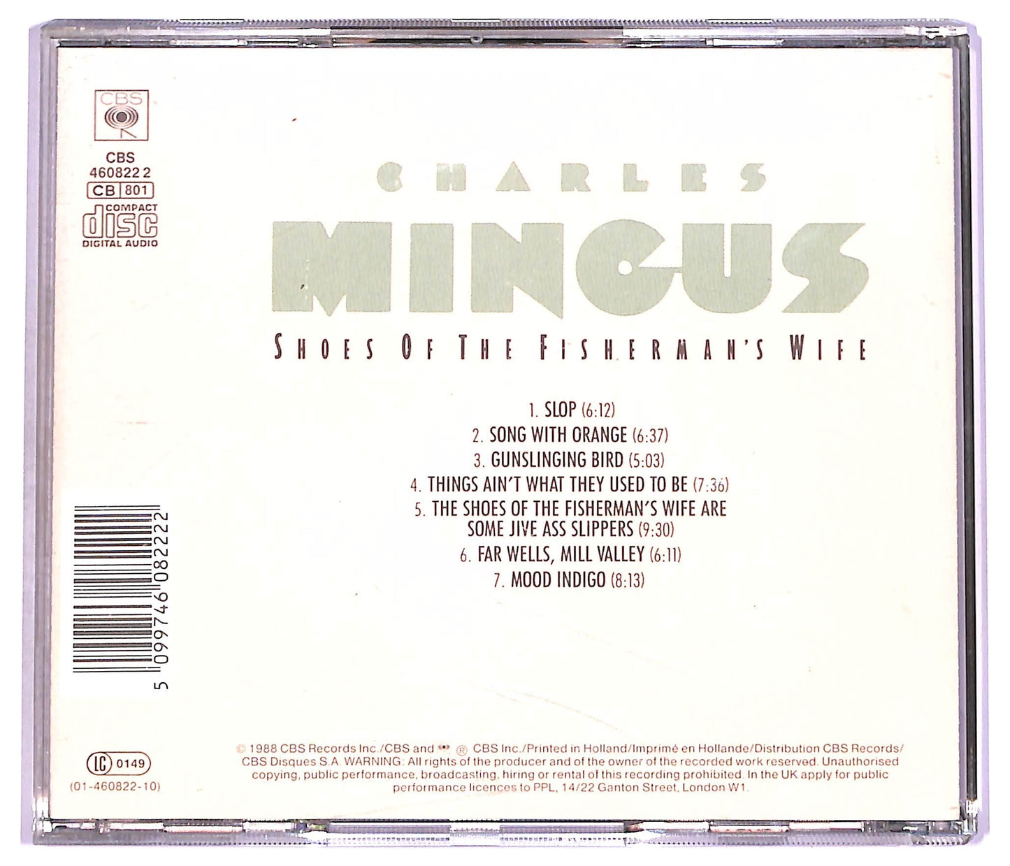 EBOND Charles Mingus - Shoes Of The Fisherman's Wife CD CD077232