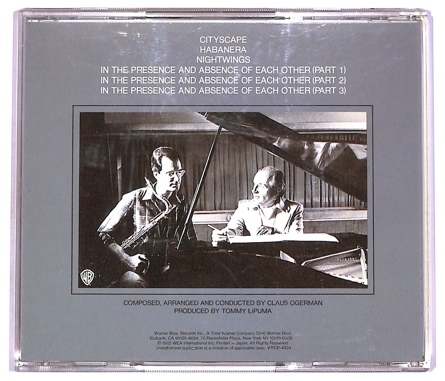 EBOND Claus Ogerman Michael Brecker - Cityscape CD CD077234