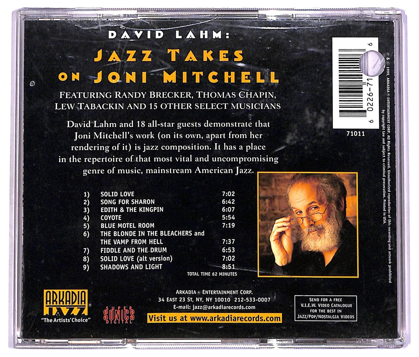 EBOND David Lahm - Jazz Takes On Joni Mitchell CD CD077236