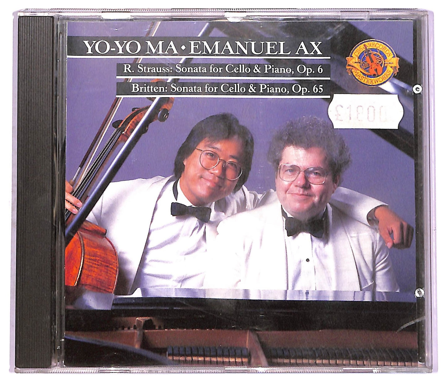 EBOND Yo-Yo Ma - Sonata For Cello & Piano, Op. 6 CD CD077247