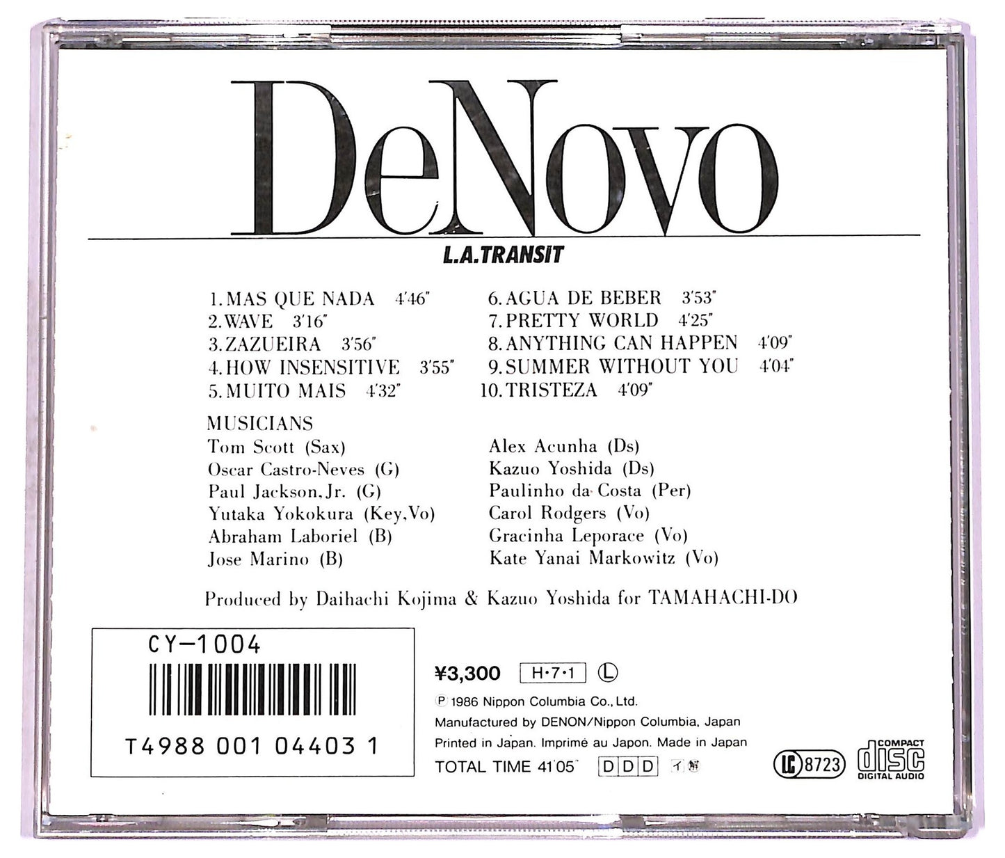 EBOND L.A. Transit - De Novo CD CD077261
