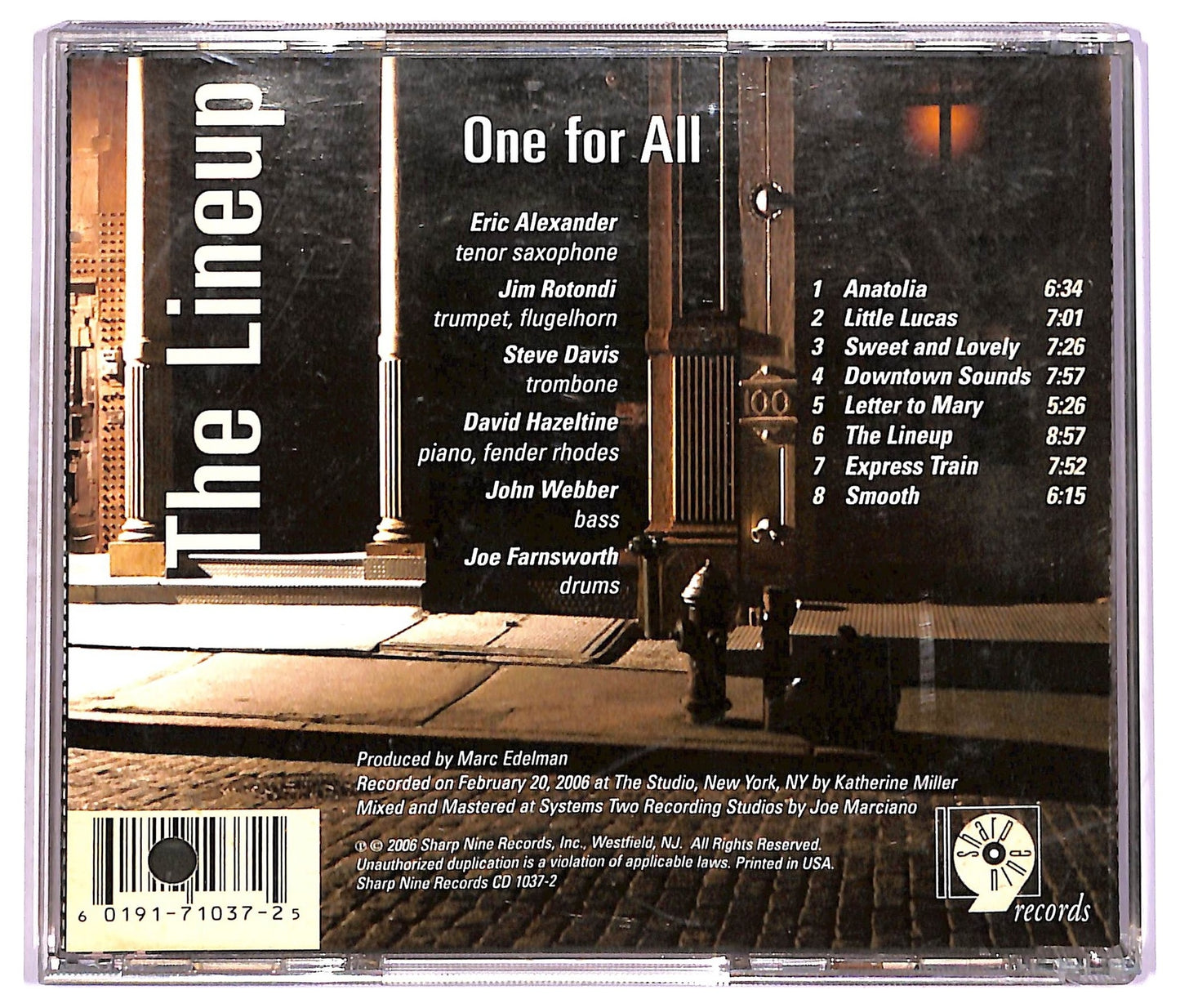 EBOND One For All - The Lineup CD CD077303