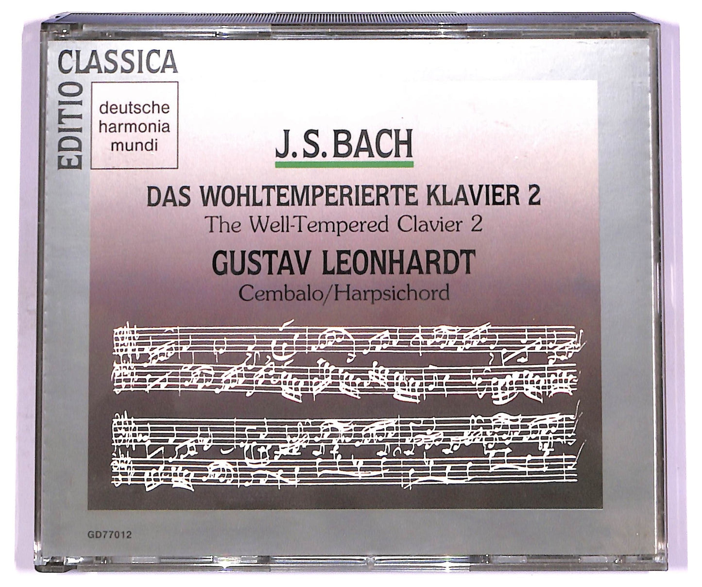 EBOND J.S. Bach Gustav Leonhardt - Das Wohltemperierte Klavier 2 CD CD077318