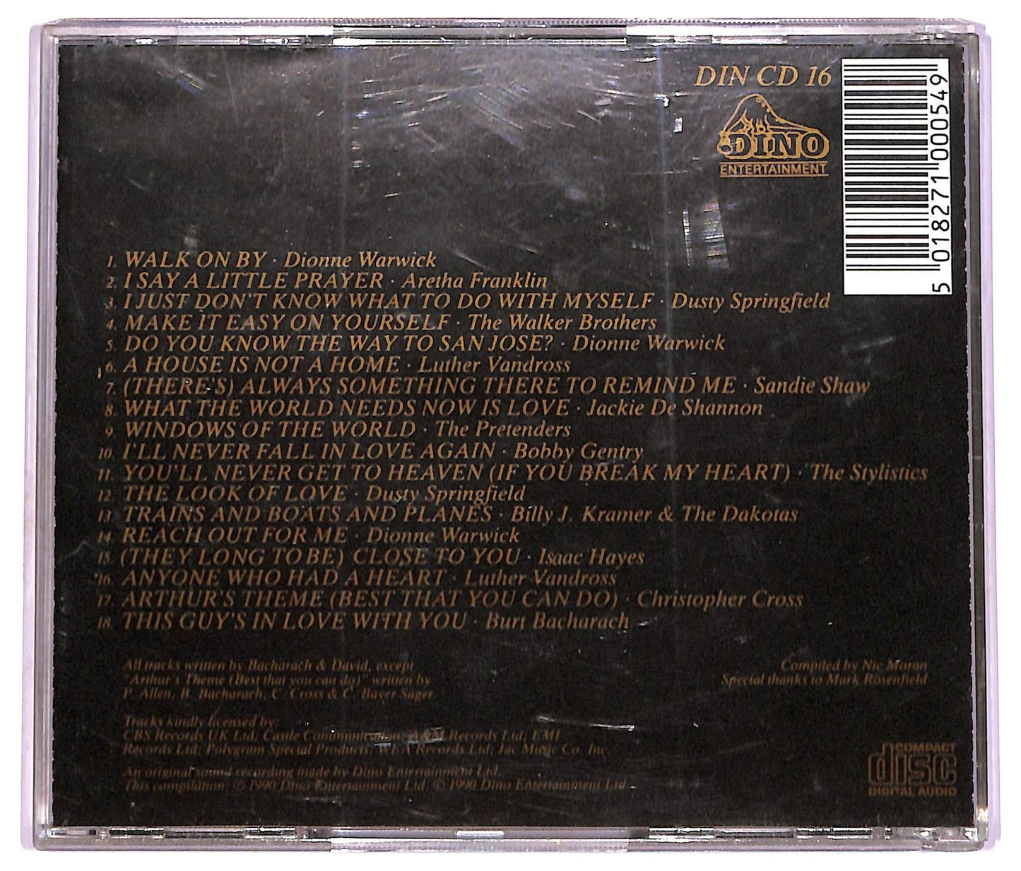 EBOND Various - Bacharach & David They Write The Songs CD CD077402