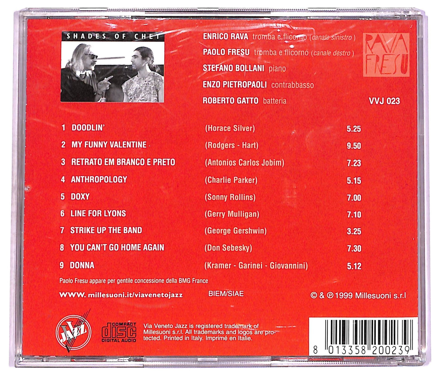 EBOND Rava - Fresu - Shades Of Chet CD CD077412