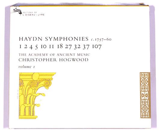 EBOND Haydn - Symphonies c. 1757-60 - 1 2 4 5 10 11 18 27 32 37 107 - Volume 1 CD CD077437