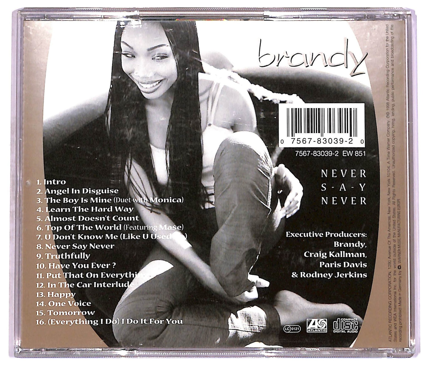 EBOND Brandy - Never Say Never CD CD077544