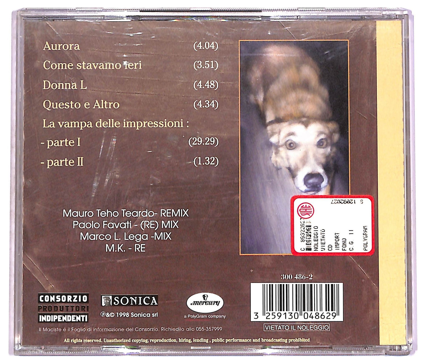 EBOND Marlene Kuntz - Come Di Sdegno CD CD077614