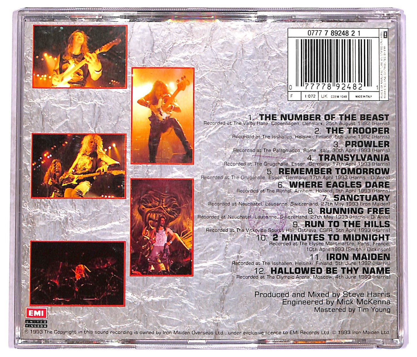EBOND Iron Maiden - A Real Dead One CD CD077649