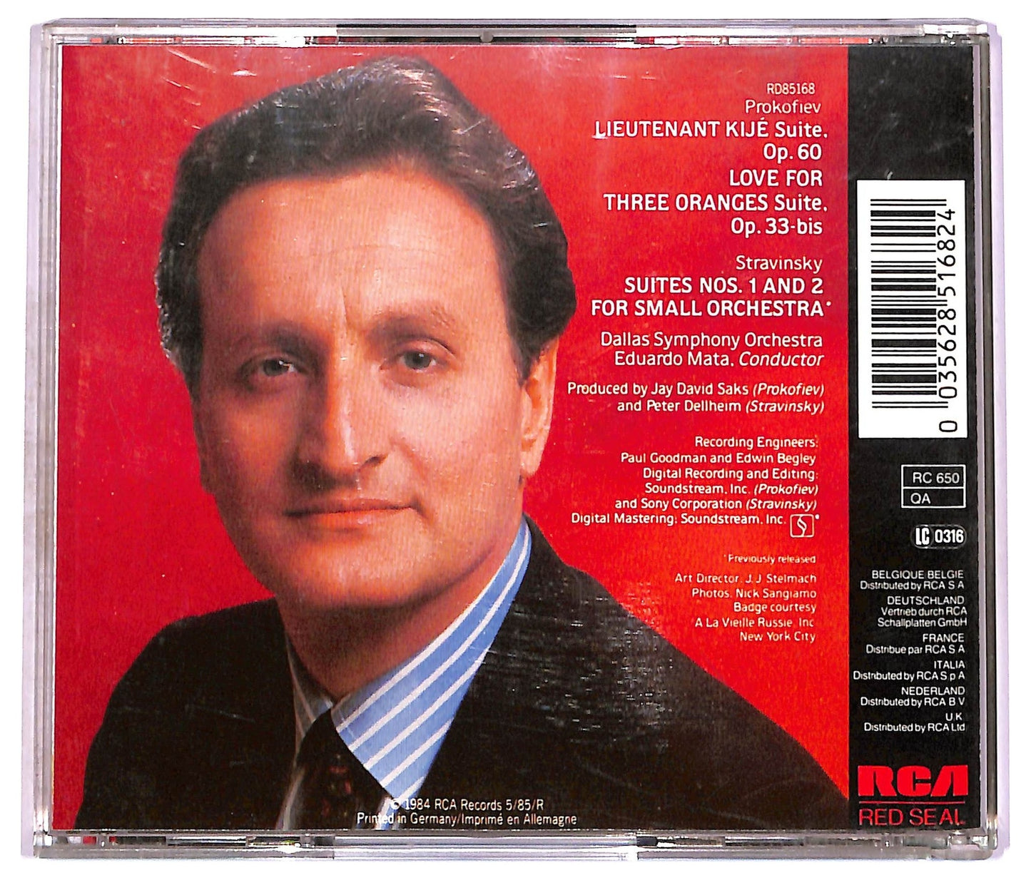 EBOND Prokofiev Stravinsky - Lieutenant Kije Suite CD CD077708