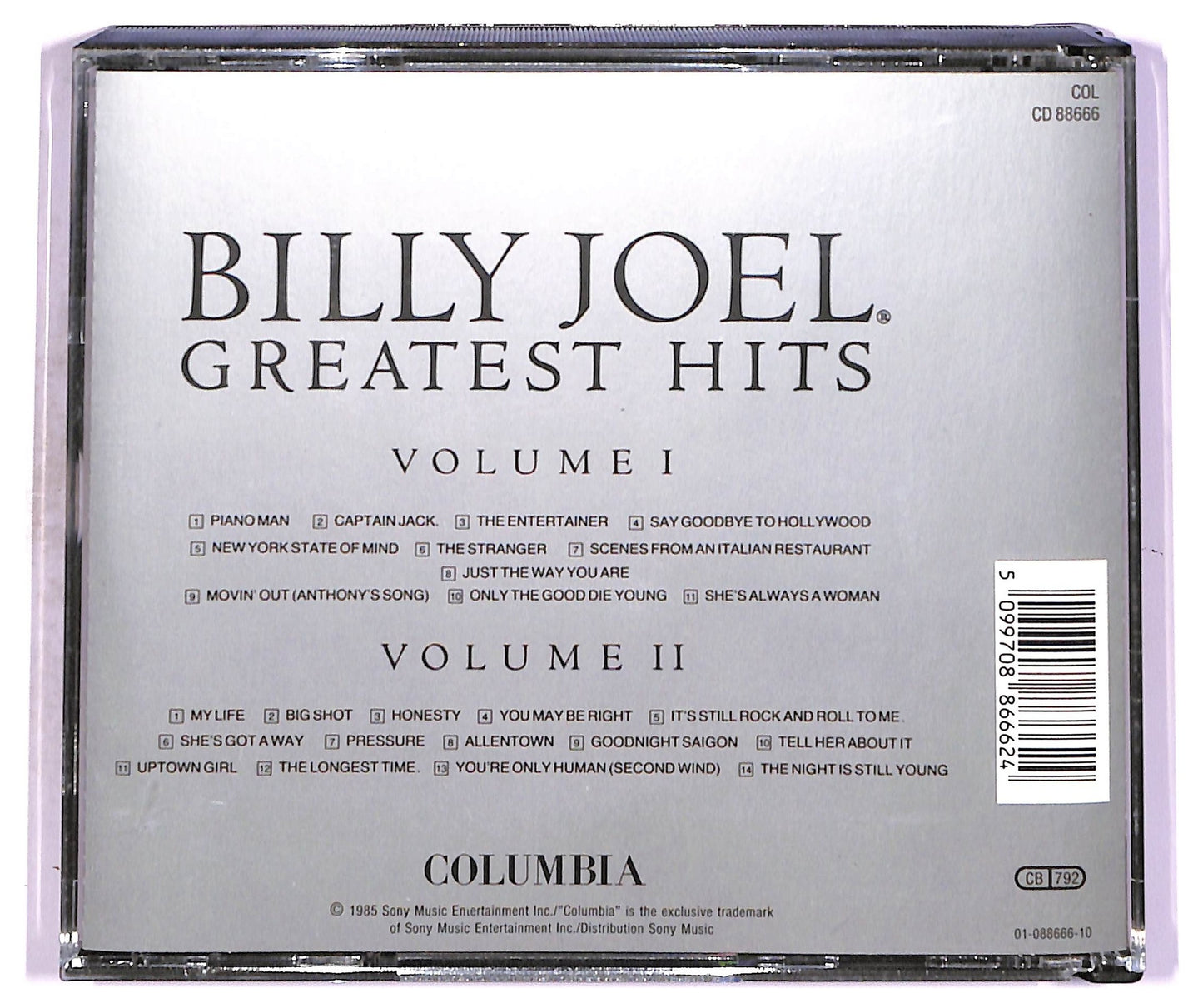 EBOND Billy Joel - Greatest Hits Volume I & Volume II CD CD077930
