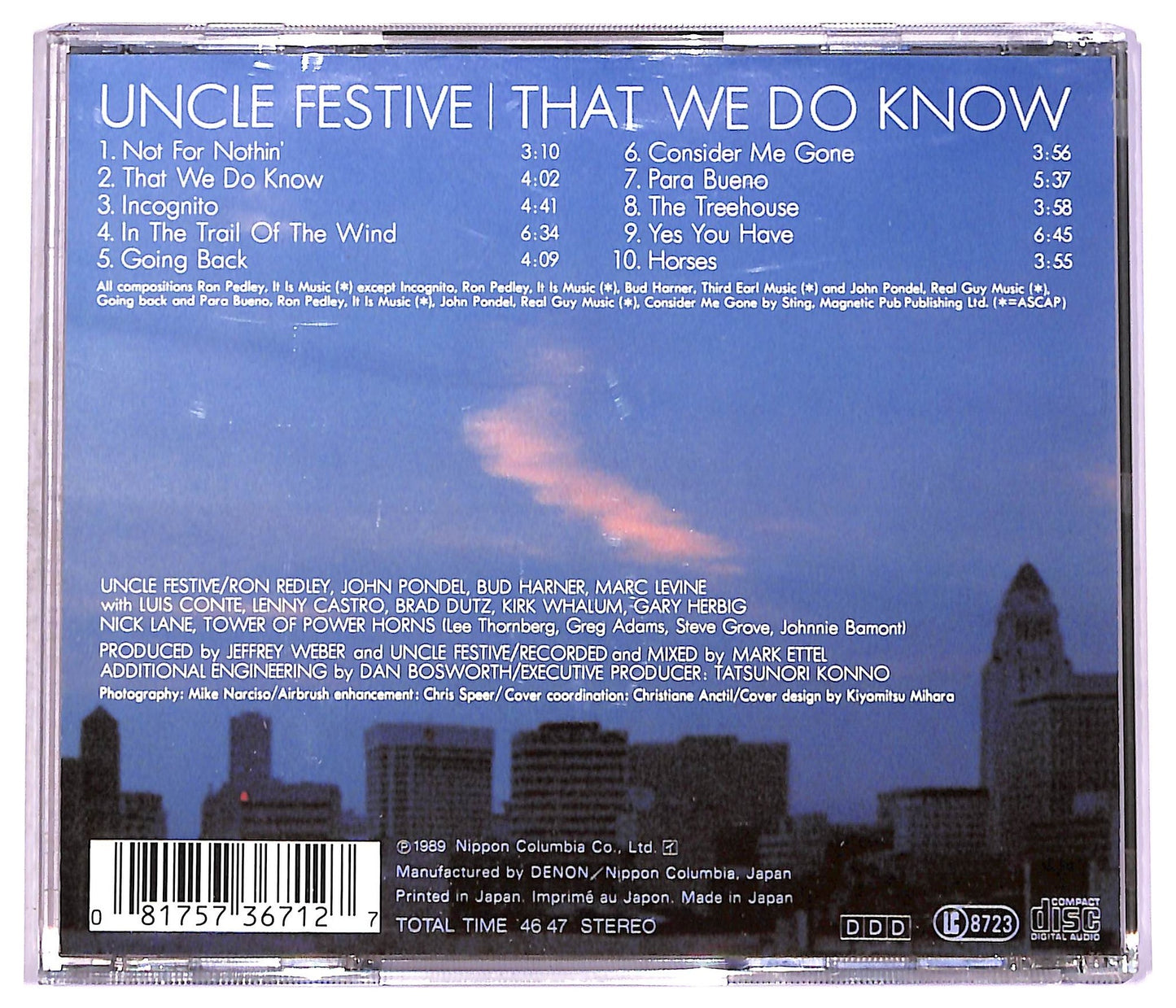 EBOND Uncle Festive - That We Do Know CD CD078004