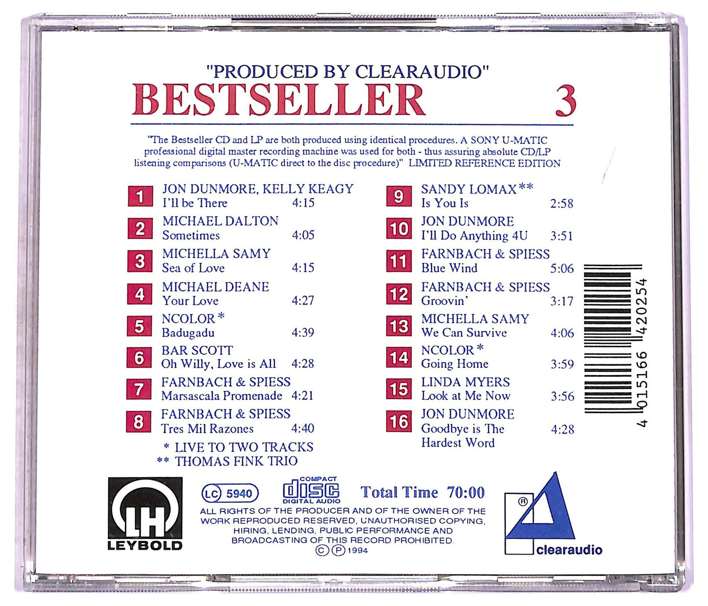EBOND Various - Bestseller 3. Limited Reference Edition CD CD078034