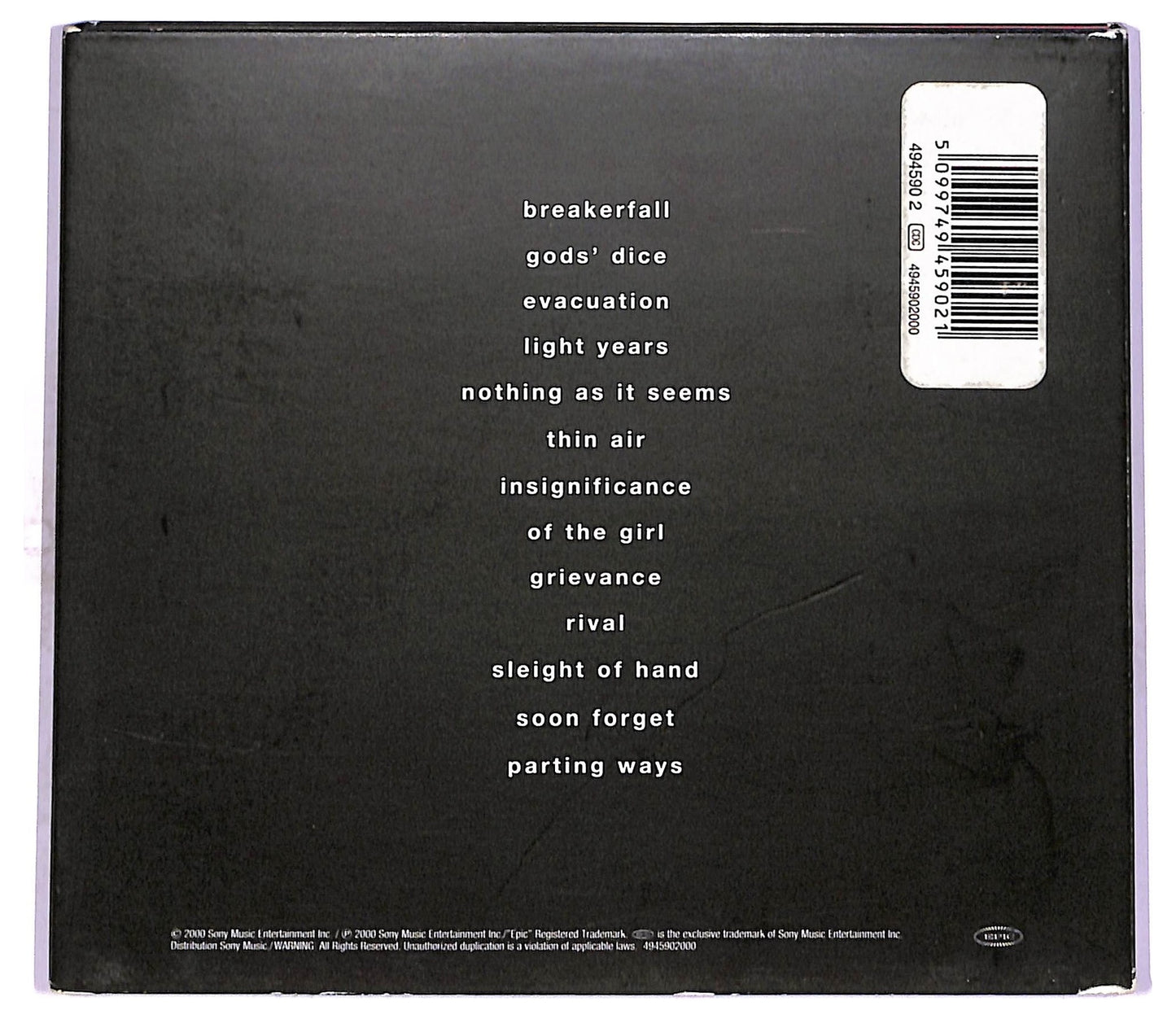 EBOND Pearl Jam - Binaural CD CD078161