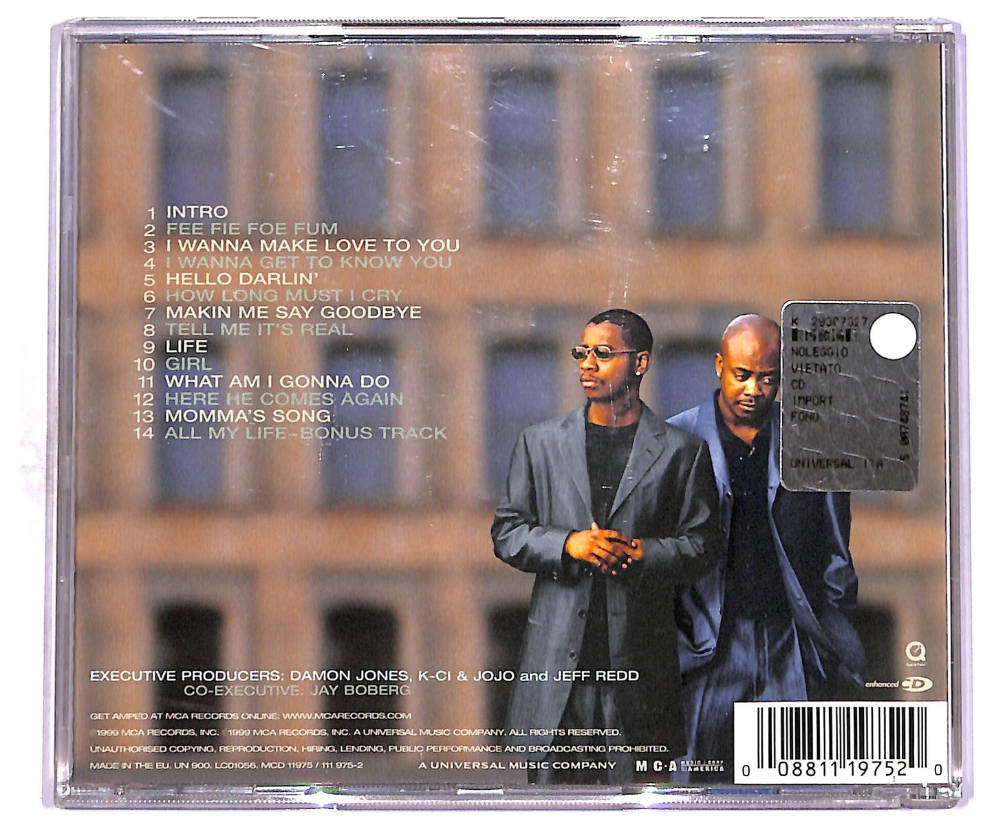 EBOND K-Ci & JoJo - It's Real CD CD078220