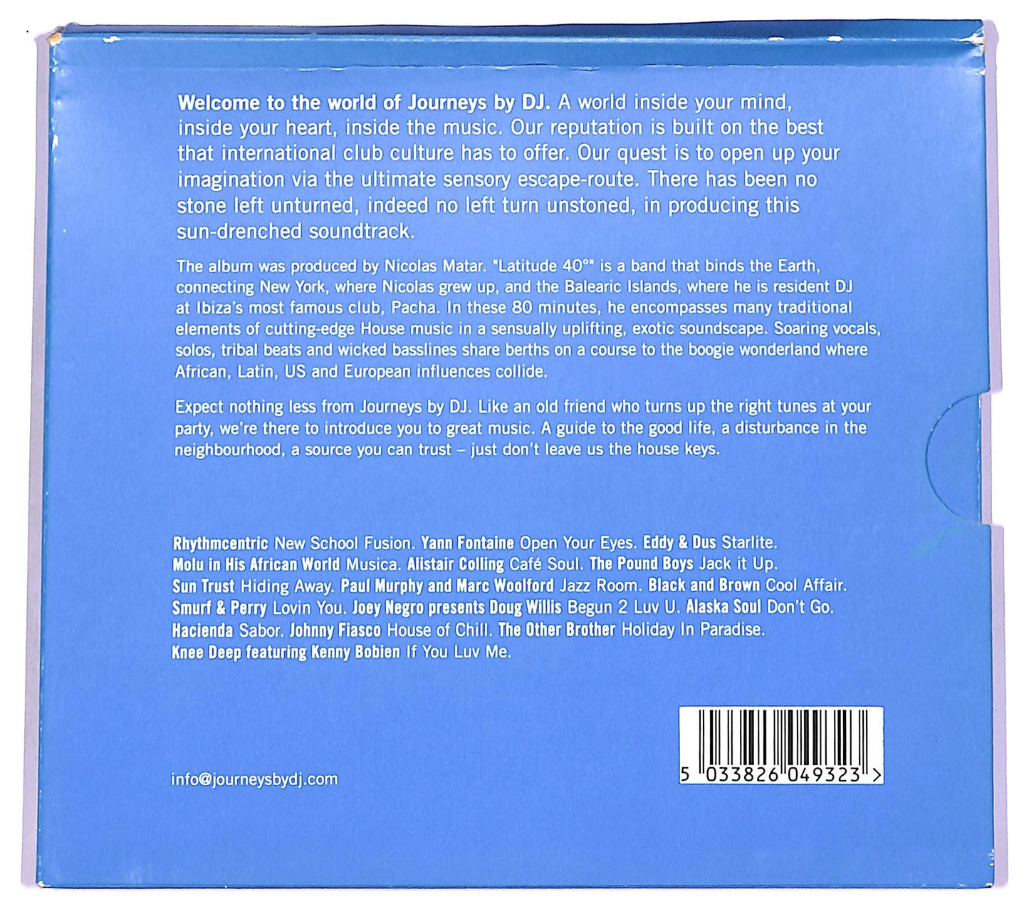 EBOND Nicolas Matar - Latitude 40° CD CD078256
