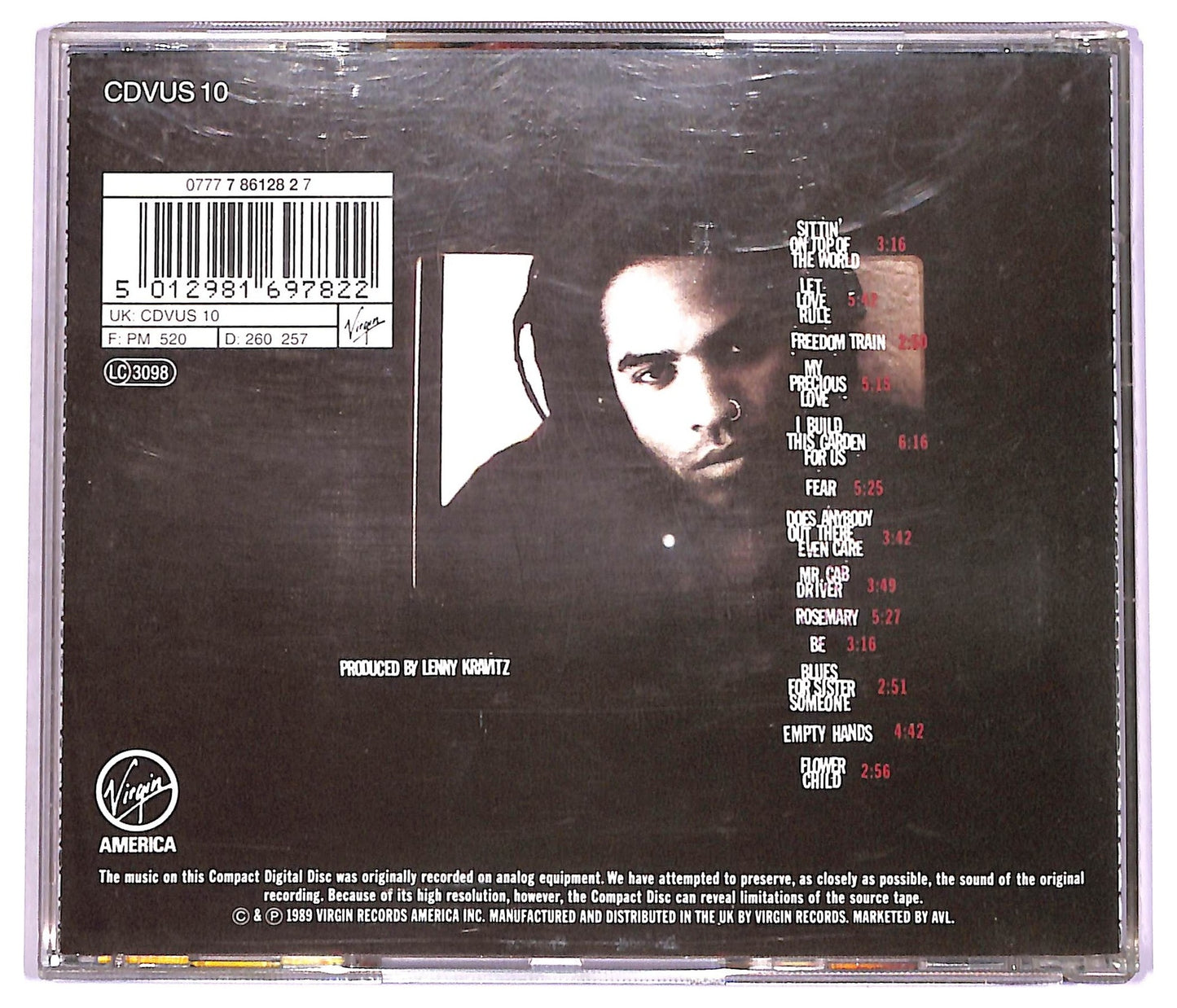 EBOND Lenny Kravitz - Let Love Rule CD CD078303
