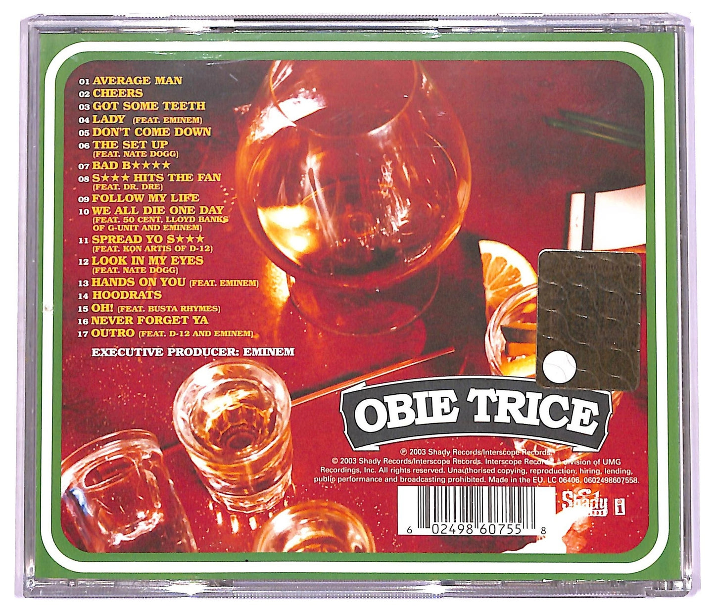 EBOND Obie Trice - Cheers CD CD078305