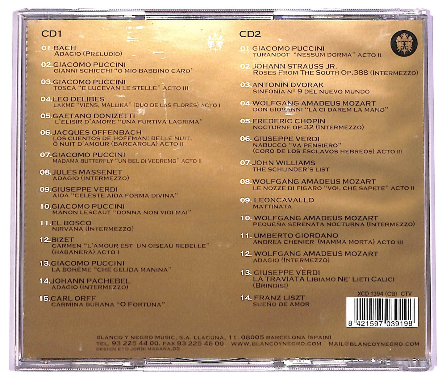 EBOND Various - Opera Chillout CD CD078309