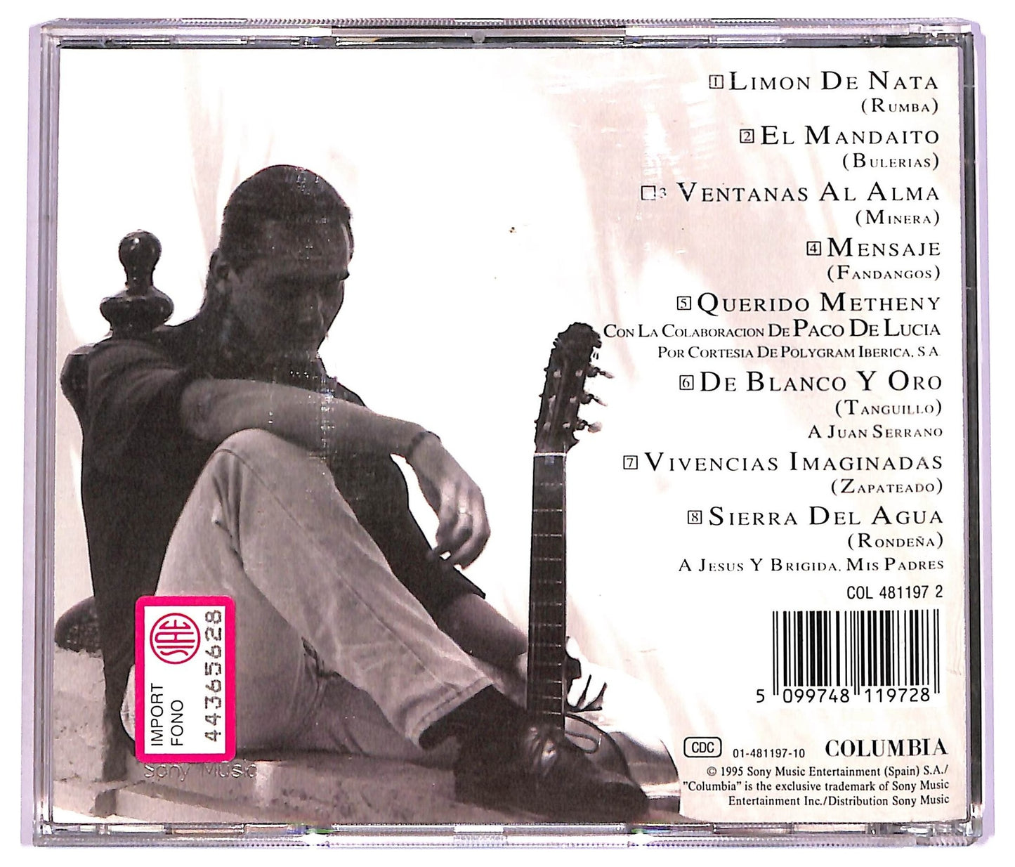 EBOND Vicente Amigo - Vivencias Imaginadas CD CD078310