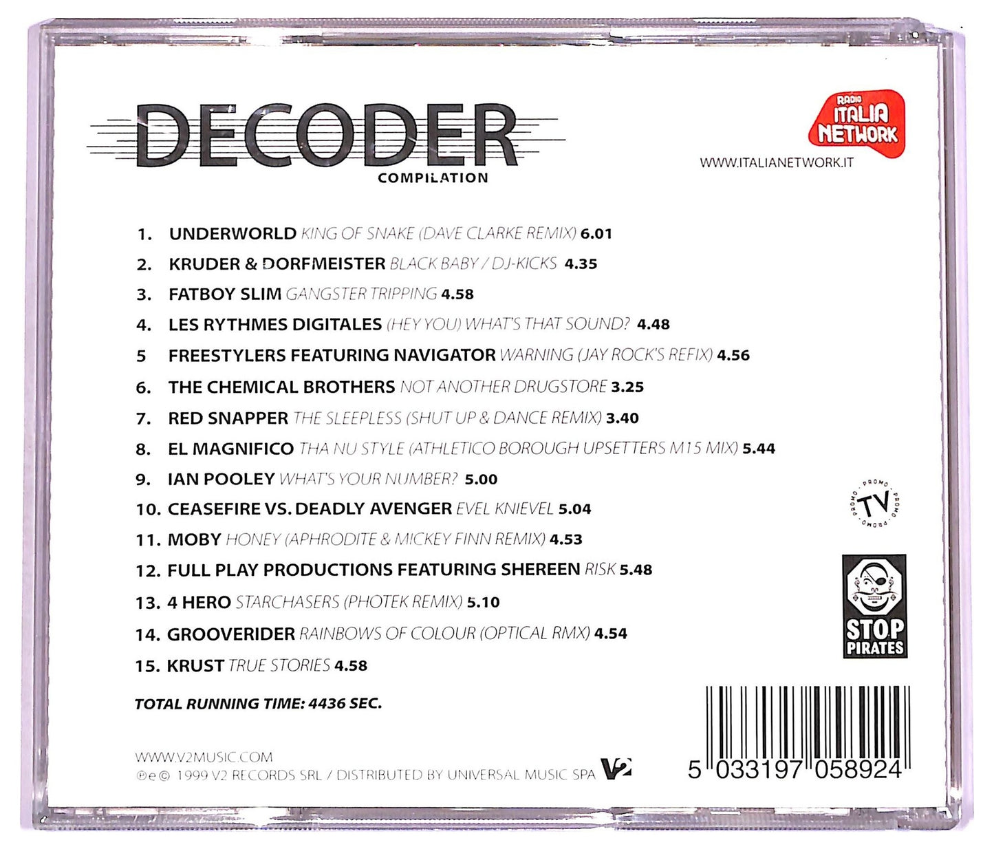 EBOND Various - Decoder - Suoni Del Terzo Millennio CD CD078334