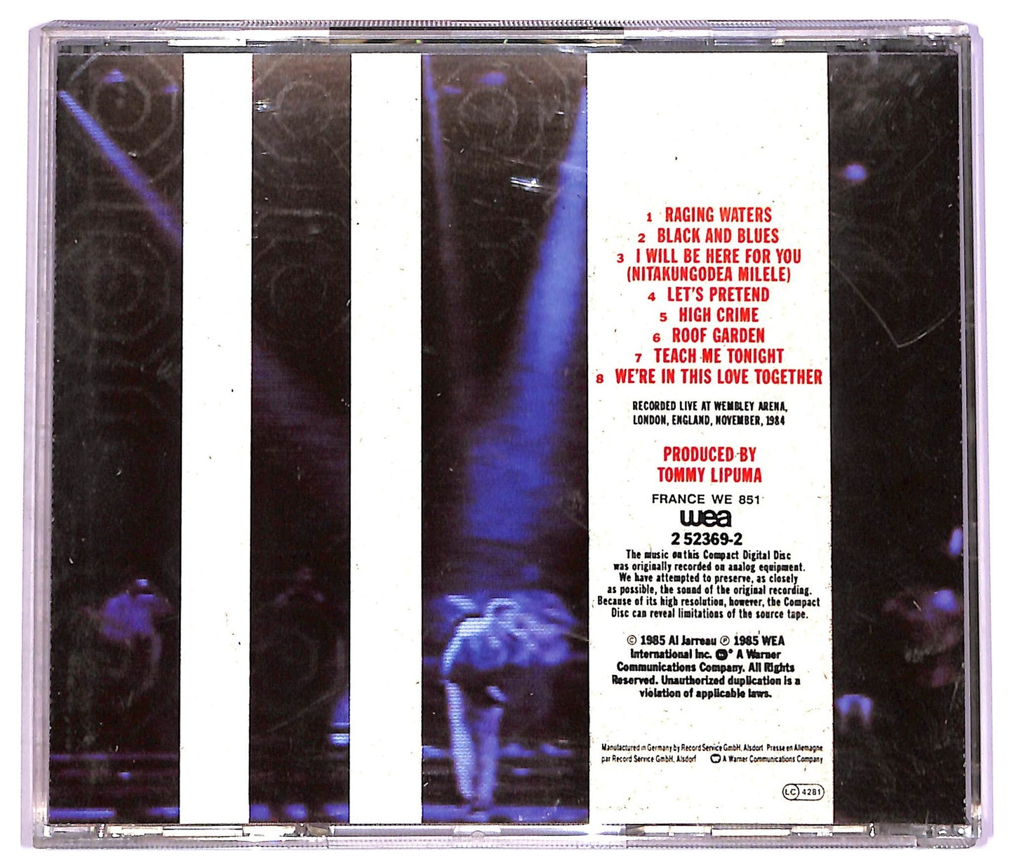 EBOND Al Jarreau - In London CD CD078351