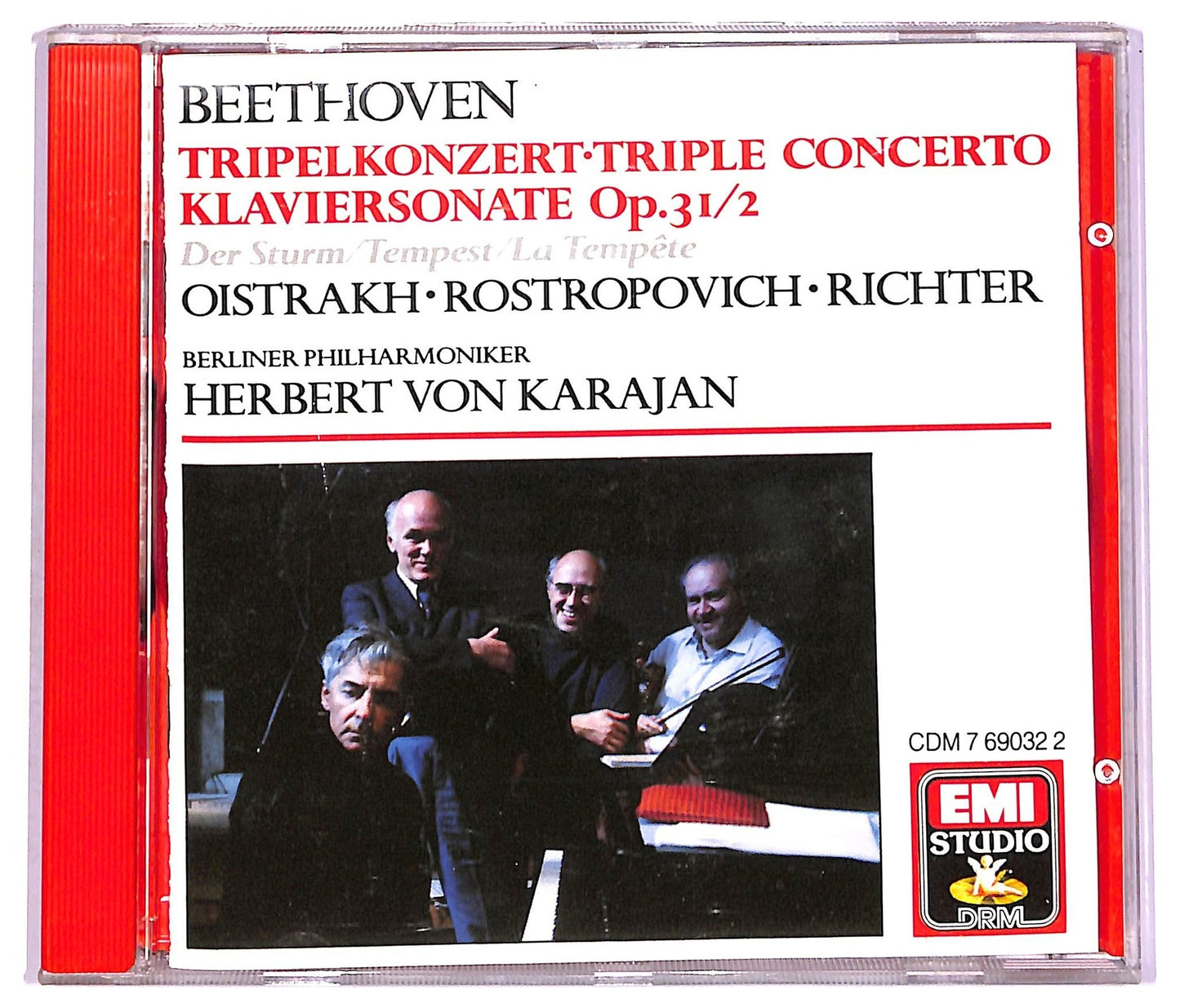 EBOND Beethoven - Tripelkonzert-Triple Concerto Klaviersonate Op.31/2 CD CD078404