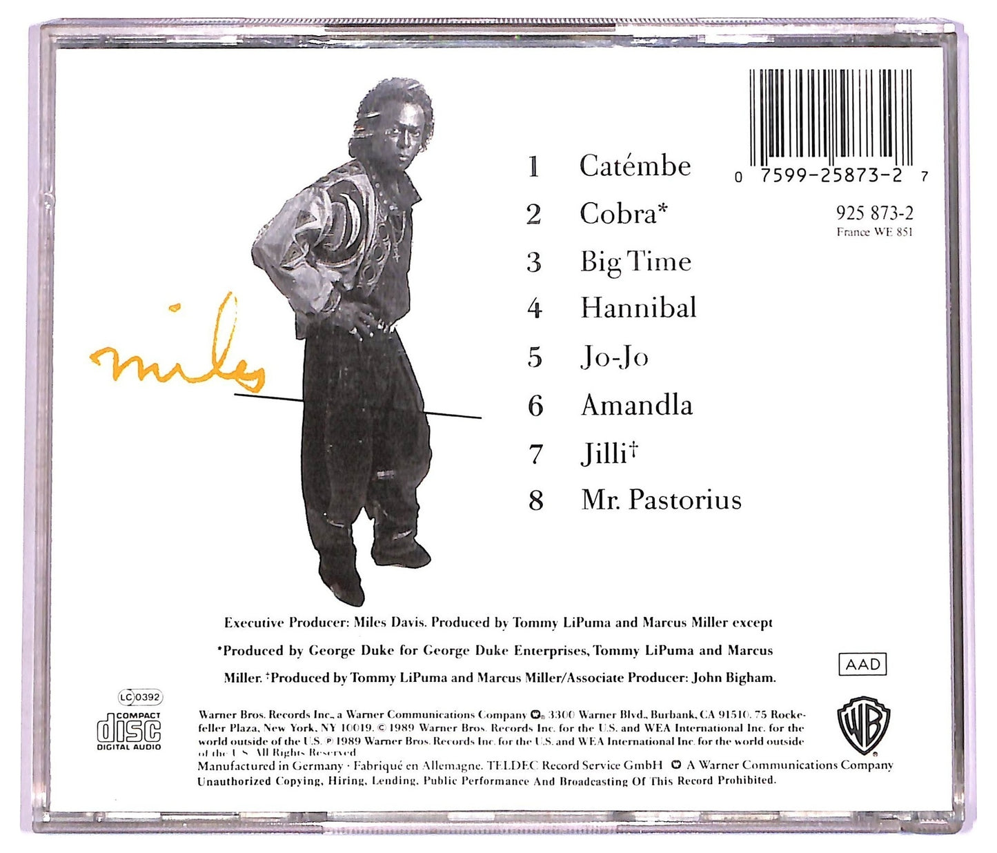 EBOND Miles Davis - Amandla CD CD078418