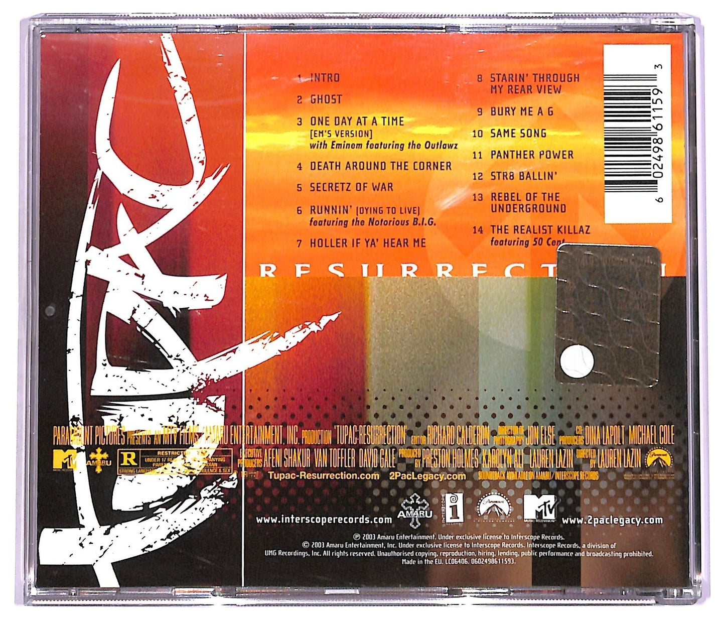 EBOND Tupac - Resurrection CD CD078453