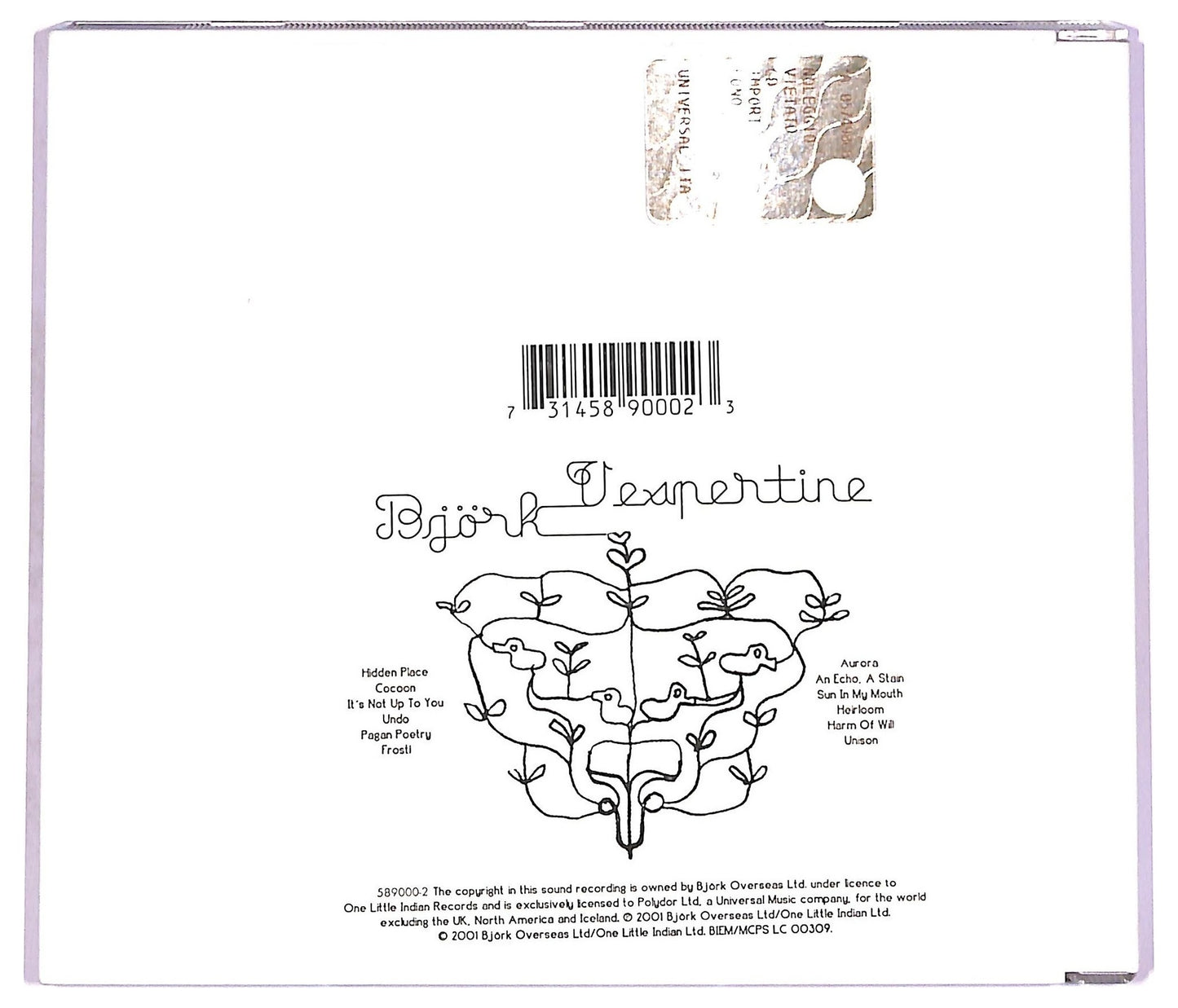 EBOND Bjork - Vespertine CD CD078536