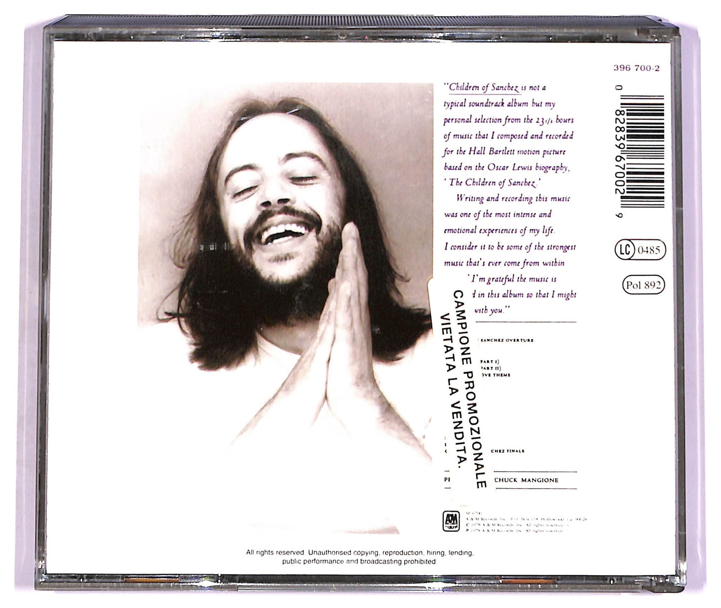 EBOND Chuck Mangione - Children Of Sanchez CD CD078544