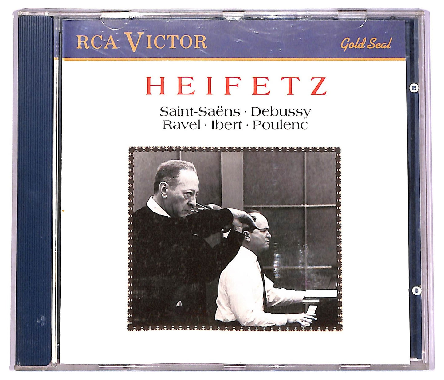 EBOND Heifetz Saint-Saens Debussy Ravel Ibert Poulenc - Sonata CD CD078605