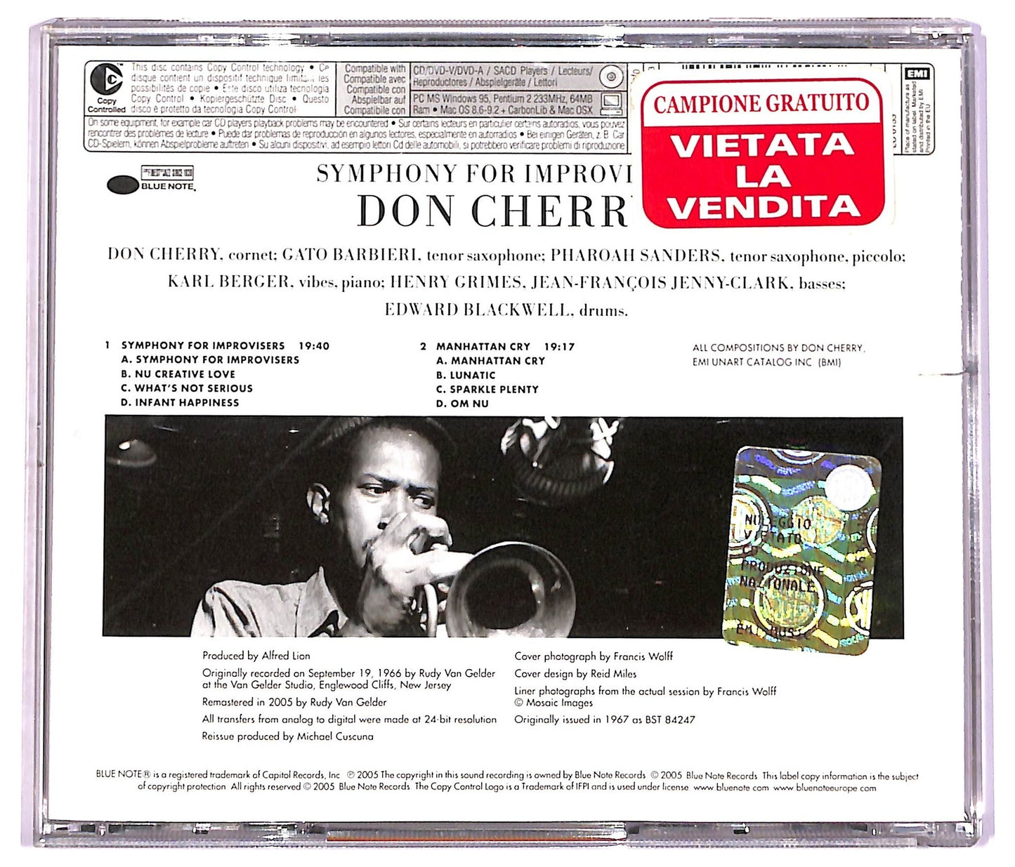 EBOND Don Cherry - Symphony For Improvisers CD CD078607