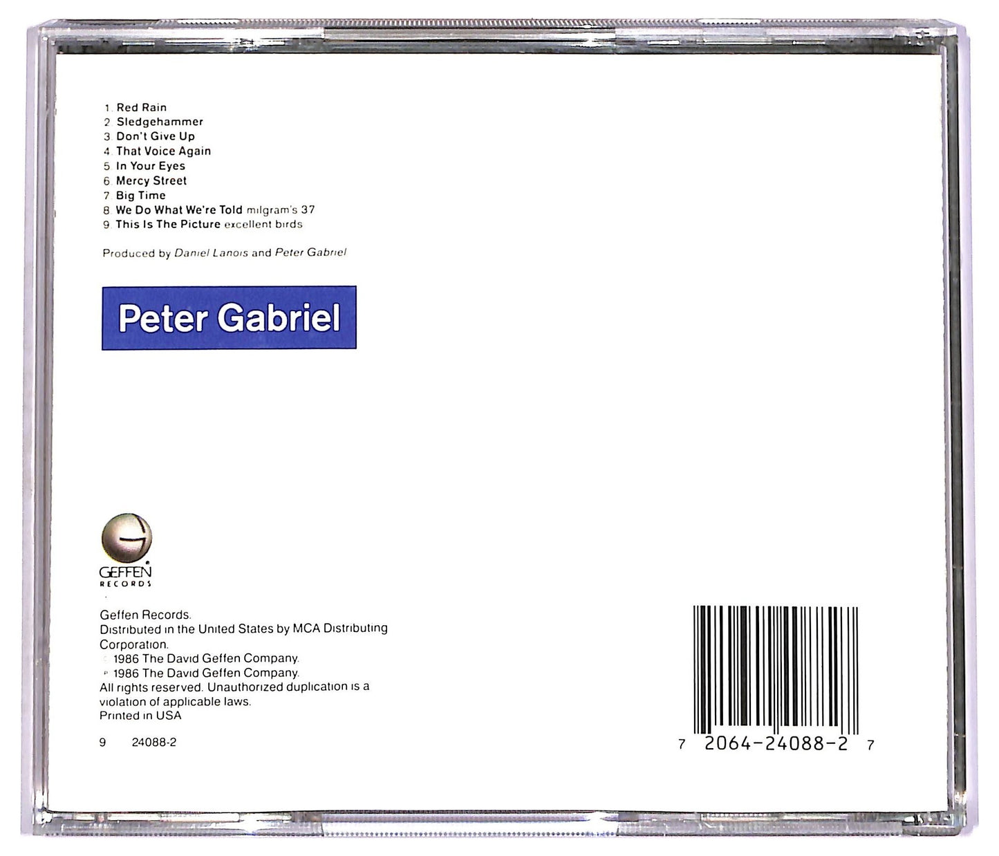 EBOND Peter Gabriel - So CD CD078621