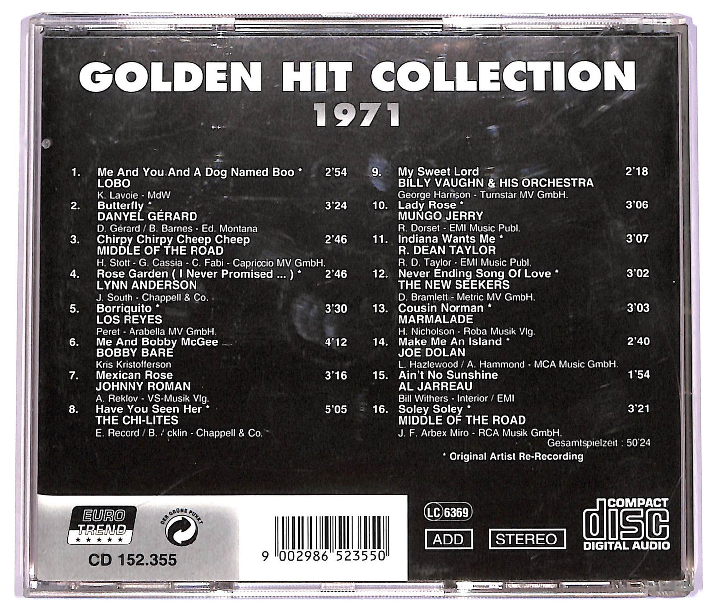 EBOND Various - Golden Hit Collection 1971 CD CD078653